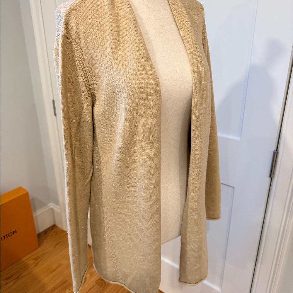 Lilly Pulitzer Elegant Gold Cardigan - Picture 9 of 12